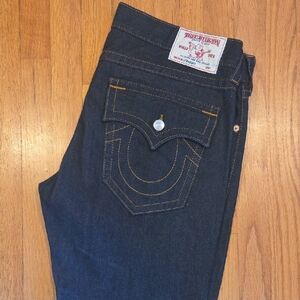 True Religion Indigo Denim with Contrast Stitching